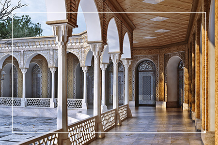 طراحی مدرسه ده کلاسه حیاط مرکزی